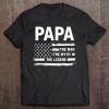 Papa the man the myth the legend american flag version2 shirt