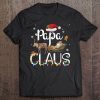 Papa claus santa hat reindeer christmas lights shirt