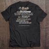 I am a proud dad of a freaking awesome daughter she’s stubborn messy back version shirt
