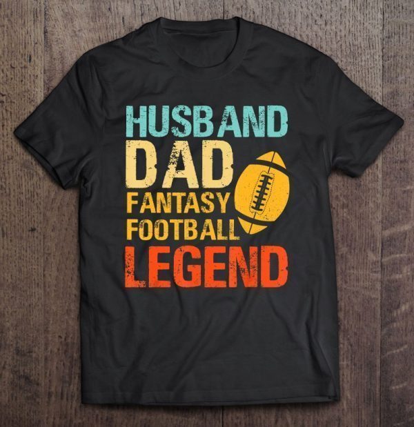 Husband dad fantasy football legend vintage version shirt
