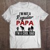 I’m not a regular papa i’m a cool papa red and black checkerboard version shirt