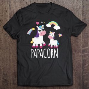 Papacorn unicorn dad shirt