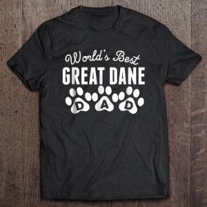 World’s best great dane dad shirt