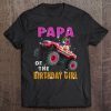Papa of the birthday girl unicorn monster truck shirt