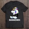 Dadacorn dad and baby unicorn version shirt