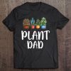 Plant dad colorful flowers pots version shirt