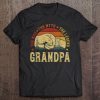 Grandpa the man the myth the legend fist bump vintage shirt