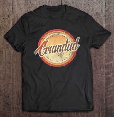 Grandad vintage retro father’s day shirt