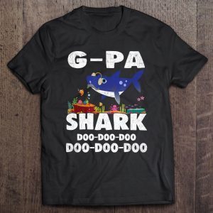 G-pa shark doo doo doo grandpa shark shirt