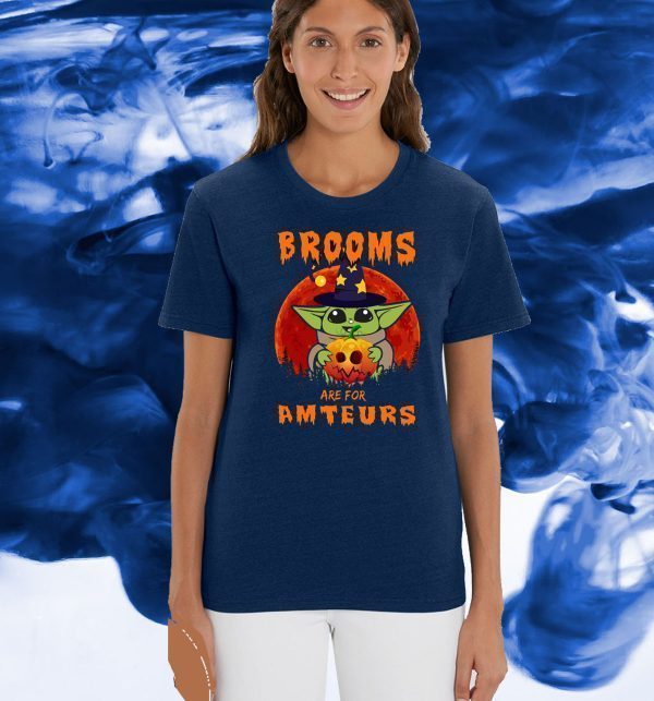 Baby Yoda Brooms Are For Amateurs 2020 T-ShirtBaby Yoda Brooms Are For Amateurs 2020 T-Shirt