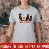 Boo and Rottweiler Dogs Trick or Treat Halloween Official T-Shirt