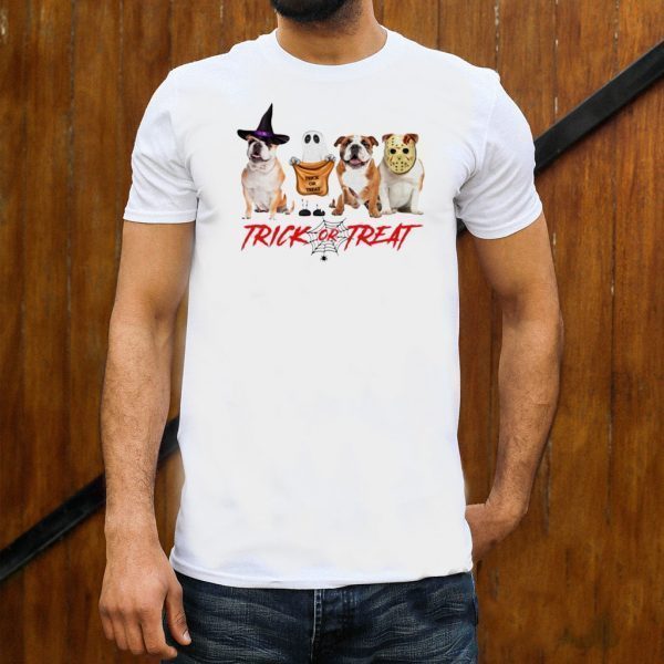 Bulldog and Boo Trick or Treat Halloween 2020 T-Shirt