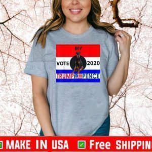 Buy Now My Doberman Vote 2020 Trump Pence Flag T-Shirt