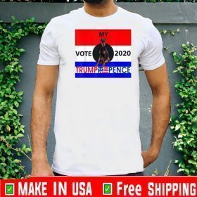 Buy Now My Doberman Vote 2020 Trump Pence Flag T-Shirt