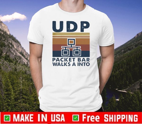UDP packet bar walks a into vintage T-Shirt