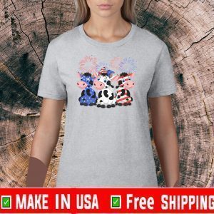 Cows American Flag 4th Of July Shirts