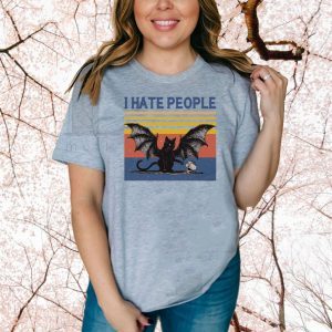 I Hate People Batcat Official T-Shirt