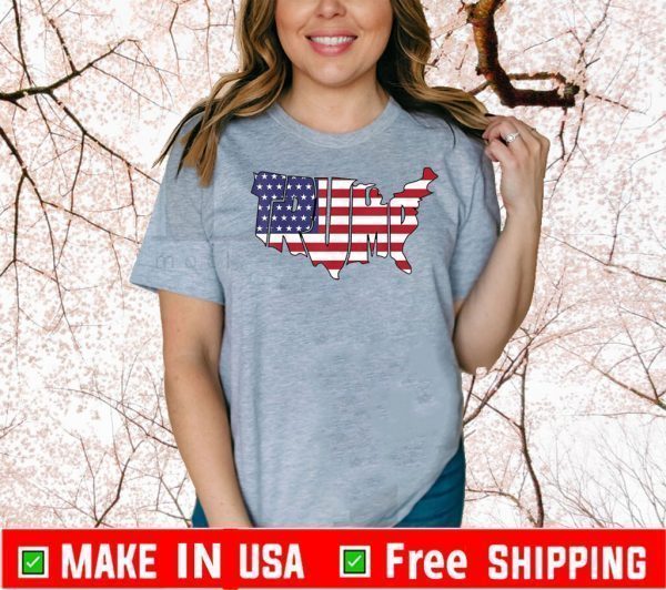 Trump 2020 USA Flag Tee Shirts