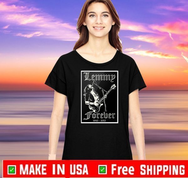 NEW Lemmy forever 1945-2015 Shirt