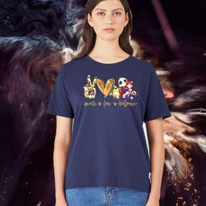 Peace Love Halloween Nightmare Official T-Shirt