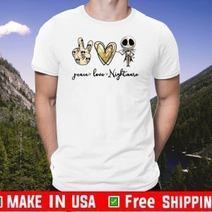 Peace Love Nightmare Shirt T-Shirt