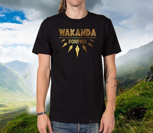 Rip Chadwick Wakanda Forever Gold Foil 2020 T-Shirt