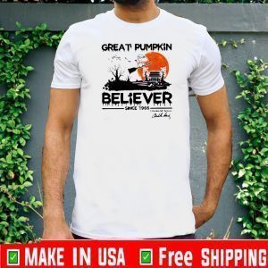 Snoopy great pumpkin believer since 1966 Official T-Shirt