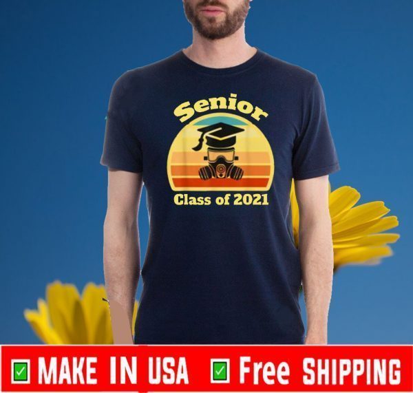 Vintage Senior 2021 Class Of 2022 Graduation For T-Shirt