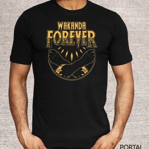 Wakanda Forever Rip Chadwick Official T-Shirt