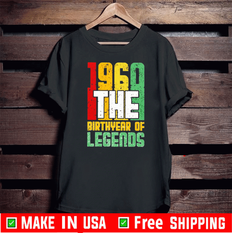 1960 The birthyear of legends official t-shirt