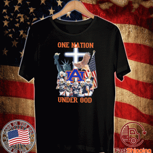 Official Auburn Tigers one nation under God T-Shirt