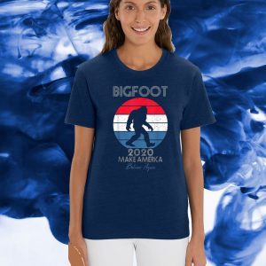 2020 Make America Believe Again Bigfoot Vintage T-Shirt