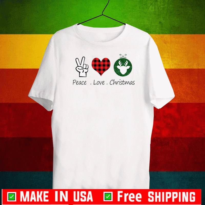 2020 Peace Love Christmas T-Shirt