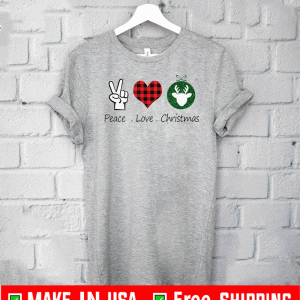 2020 Peace Love Christmas T-Shirt