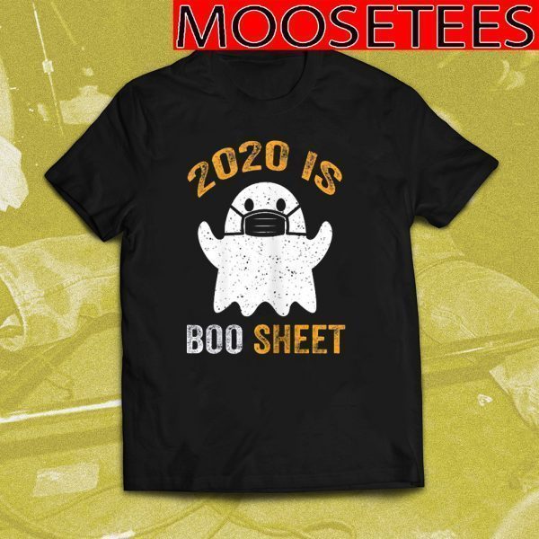 2020 is Boo Sheet Tee Ghost in Mask Halloween T-Shirt