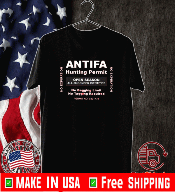 Antifa Hunting Permit T-Shirts