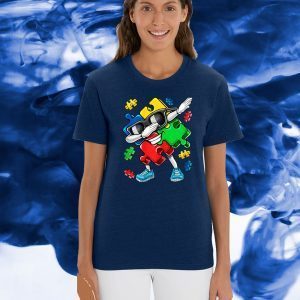 Autism Awareness Dabbing Puzzle Piece Shirt