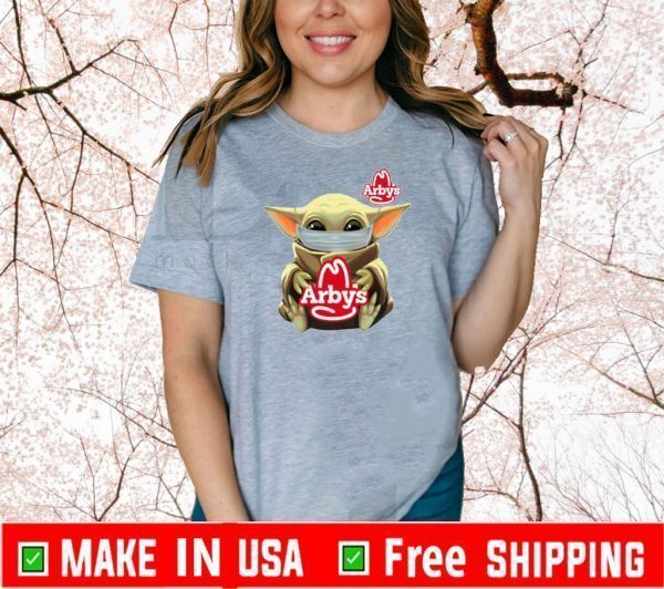 Baby Yoda mask hug Arby’s Coronavirus Shirts