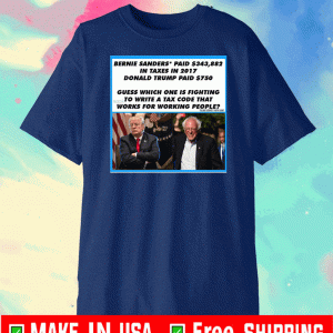 Bernie Sanders and Donald Trump Filing Jointly With Jane 2020 T-Shirt