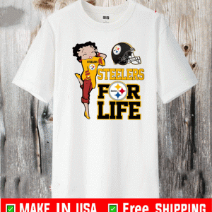 Betty Boop Steelers For Life T-Shirt