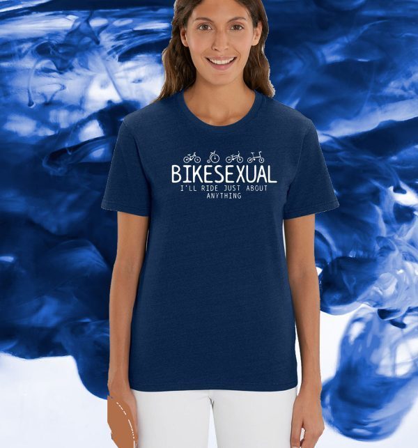 Bicycle Bike Cycling Bikesexual I'll Ride Just About Anything T-Shirt