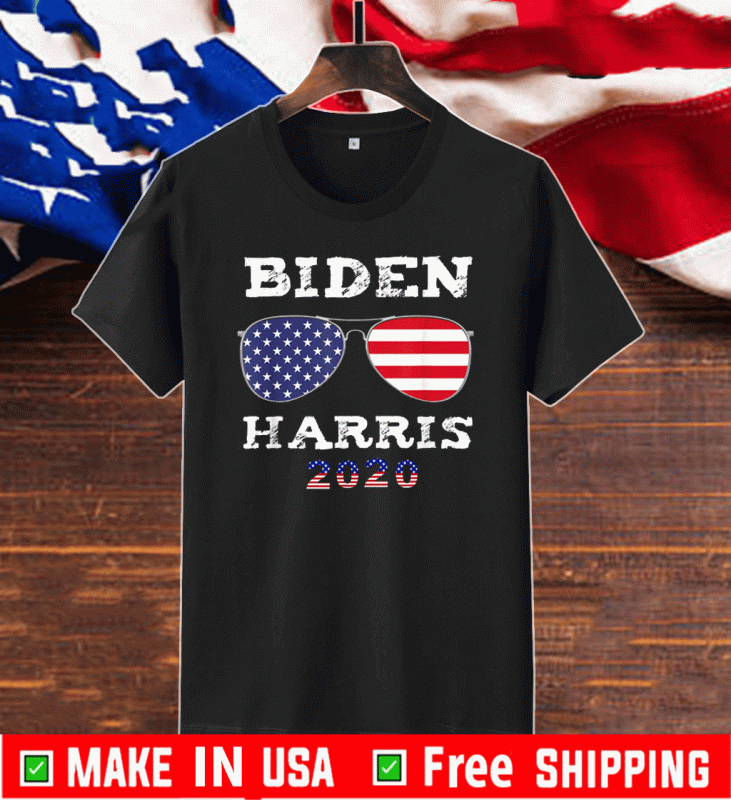Biden Harris 2020 American Flag Sunglasses Shirt