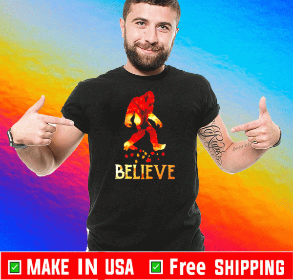 Bigfoot Believe weed Official T-Shirt