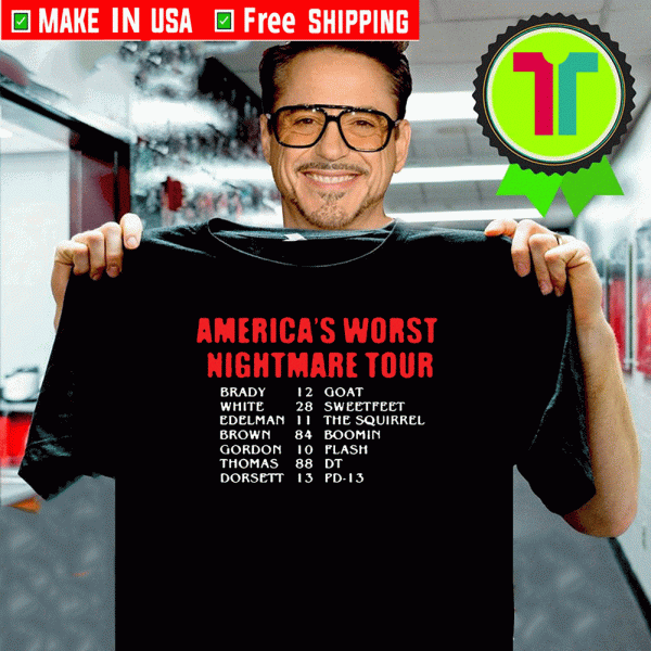 Bill's Plan America's Worst Nightmare Tour Tee Shirts