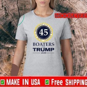 Boaters for Trump 2020 President 45 T-Shirt