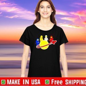 Official Spaceman Lego worlds T-Shirt