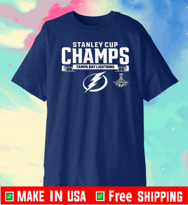 Tampa Bay Lightning 2020 Stanley Cup Champions Tee ShirtsTampa Bay Lightning 2020 Stanley Cup Champions Tee Shirts