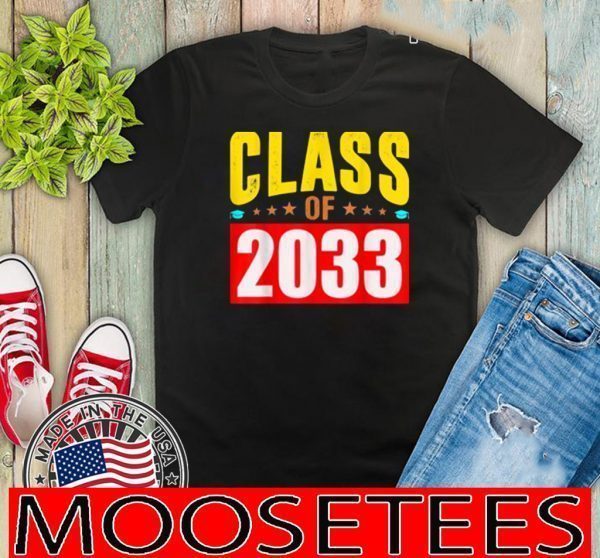 Official Class of 2033 Grow With Me T-Shirt