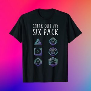Funny Check Out My Six Pack Dungeons Monsters Dragons Shirt