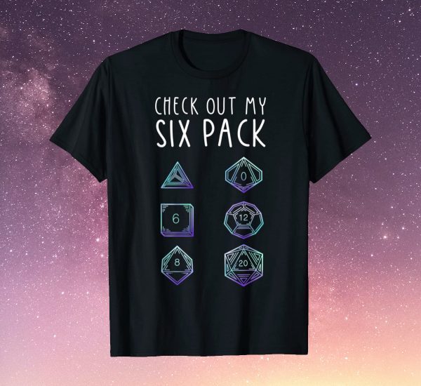 Funny Check Out My Six Pack Dungeons Monsters Dragons Shirt